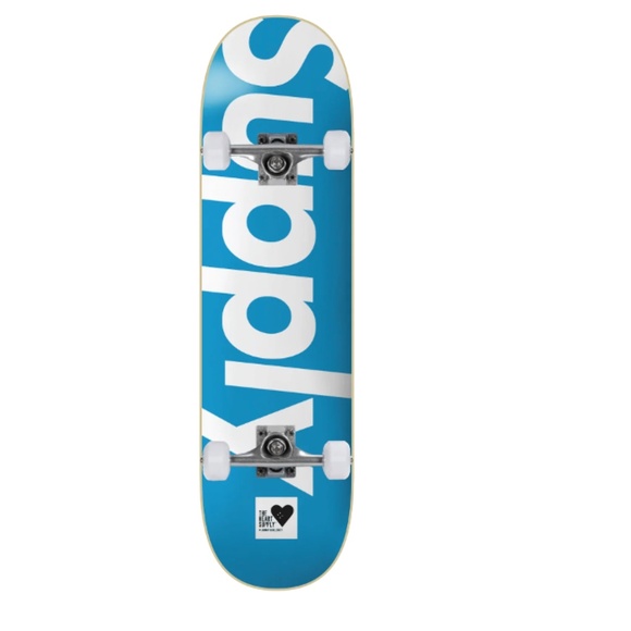 New The Heart Supply 31 Inch Skateboard  Bright Blue Complete Fully Assembled - Picture 3 of 5